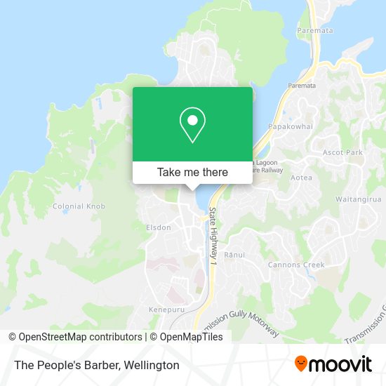 The People's Barber map