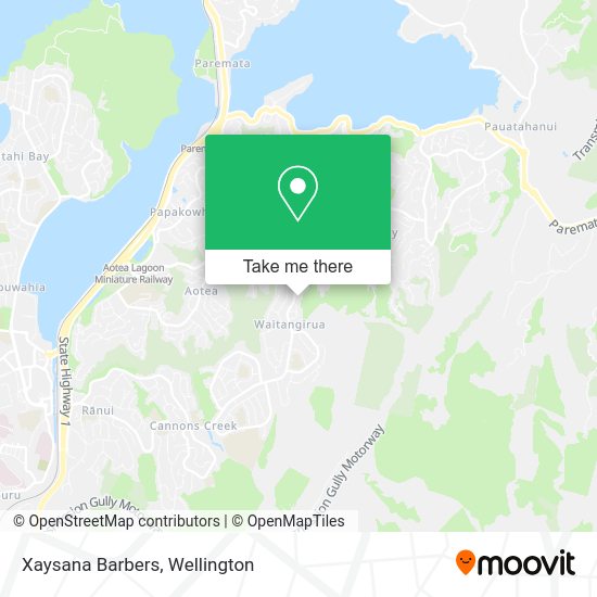 Xaysana Barbers map