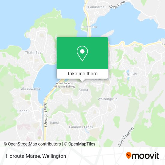 Horouta Marae map