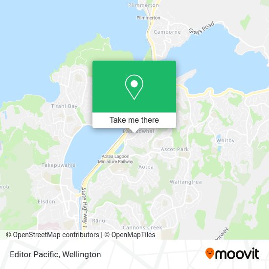 Editor Pacific map