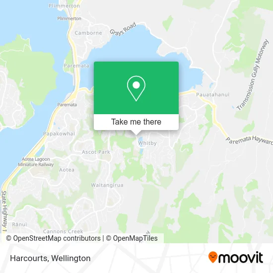 Harcourts map