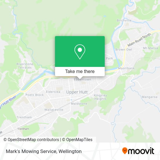 Mark's Mowing Service map