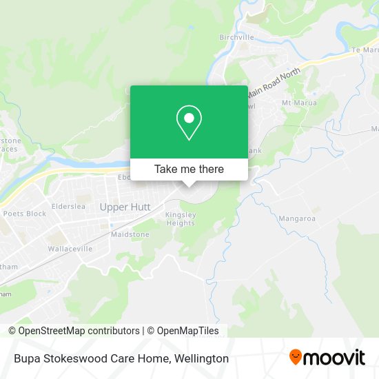 Bupa Stokeswood Care Home map