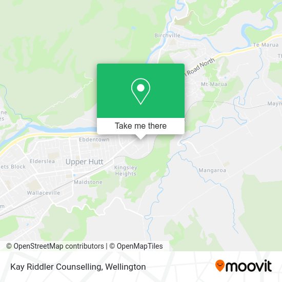 Kay Riddler Counselling map