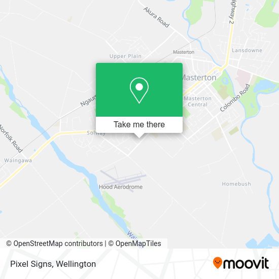 Pixel Signs map