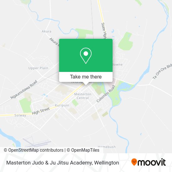 Masterton Judo & Ju Jitsu Academy map