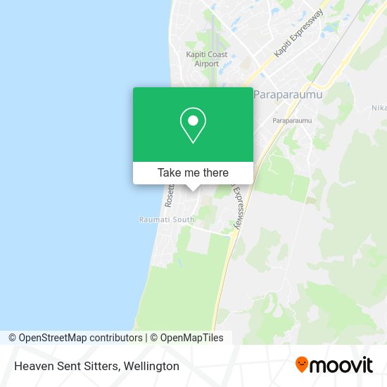 Heaven Sent Sitters map