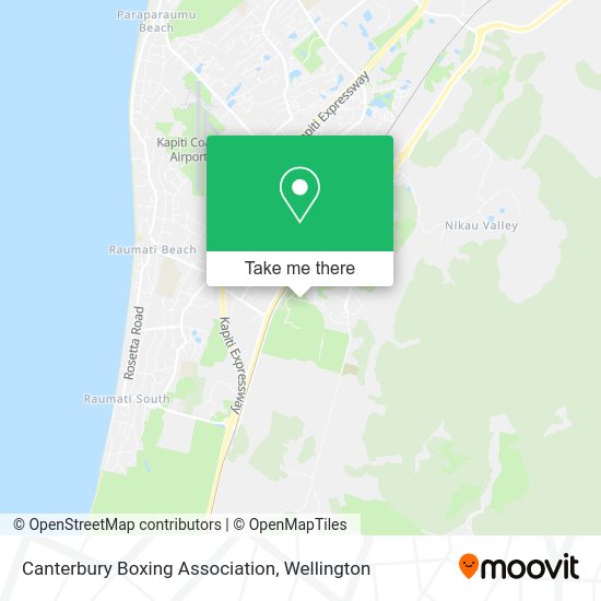 Canterbury Boxing Association map