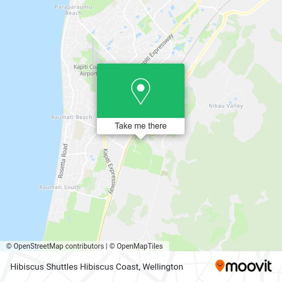 Hibiscus Shuttles Hibiscus Coast map