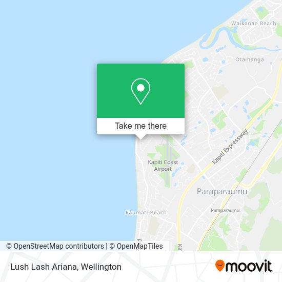 Lush Lash Ariana map