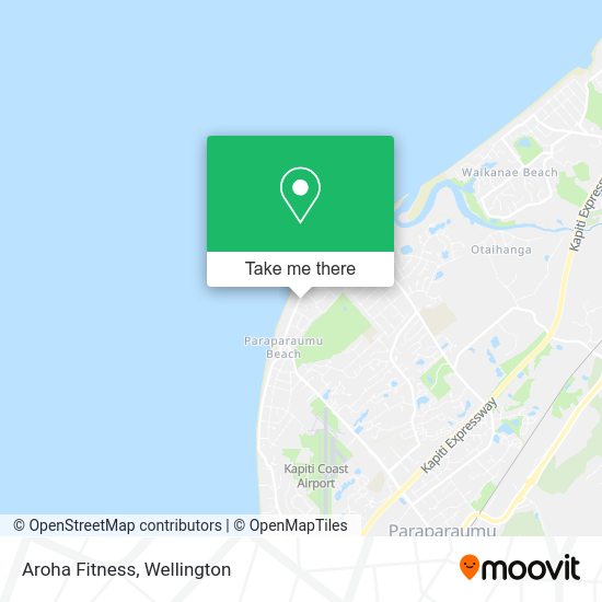 Aroha Fitness map