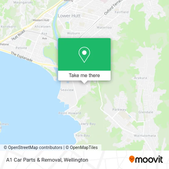 A1 Car Parts & Removal map