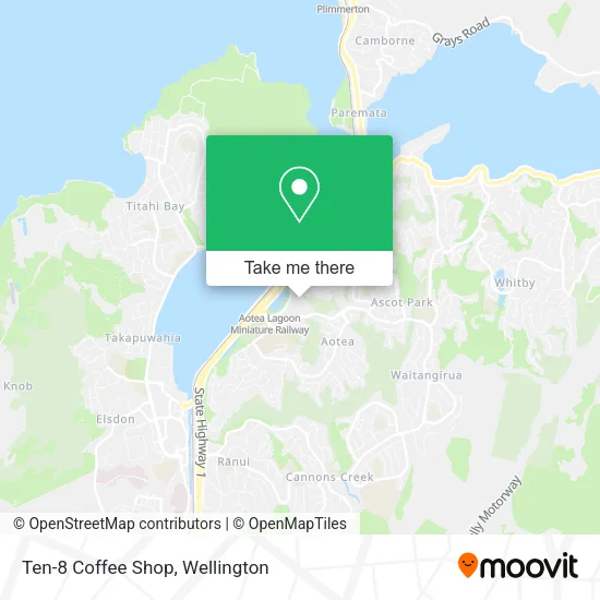 Ten-8 Coffee Shop map
