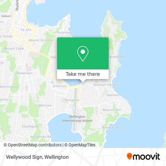 Wellywood Sign map