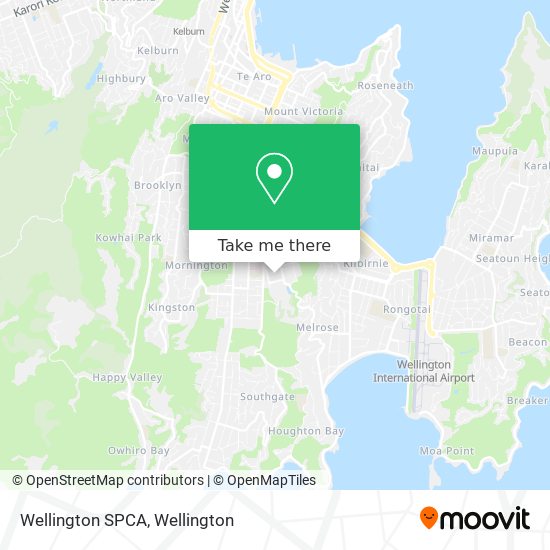 Wellington SPCA map