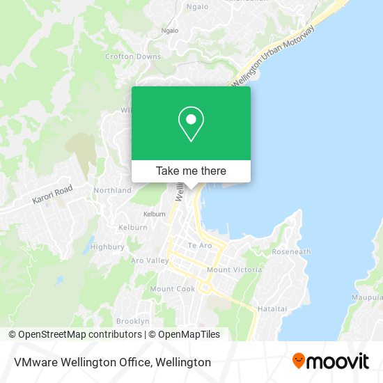 VMware Wellington Office地图