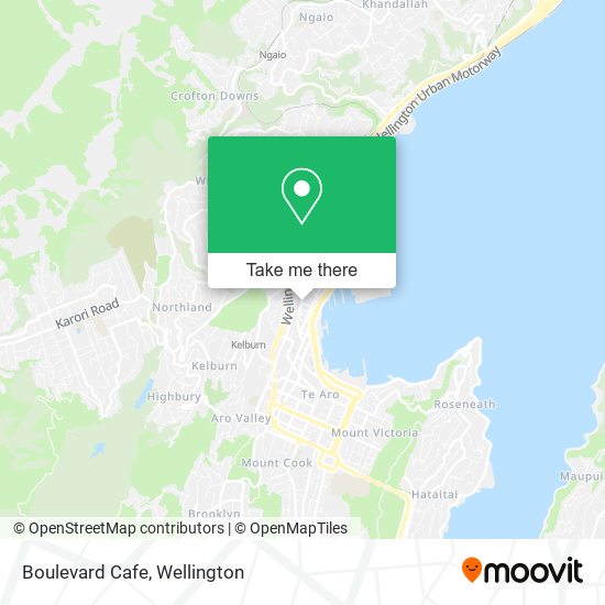 Boulevard Cafe map