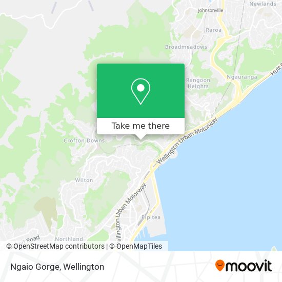 Ngaio Gorge map