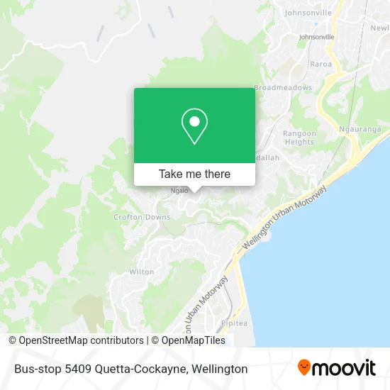 Bus-stop 5409 Quetta-Cockayne map