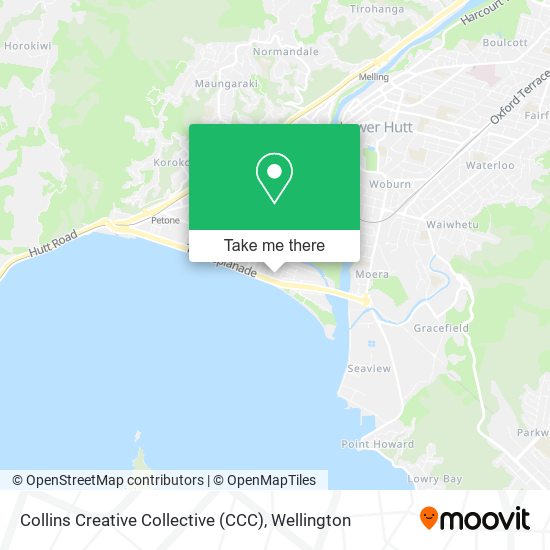 Collins Creative Collective (CCC) map