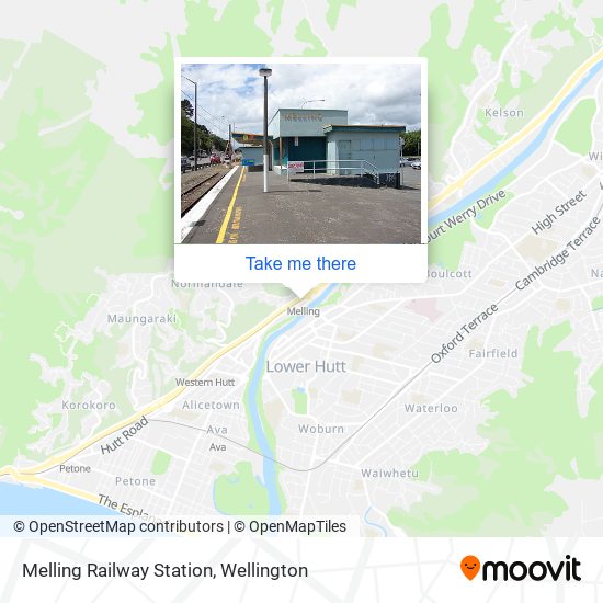 Melling Railway Station map