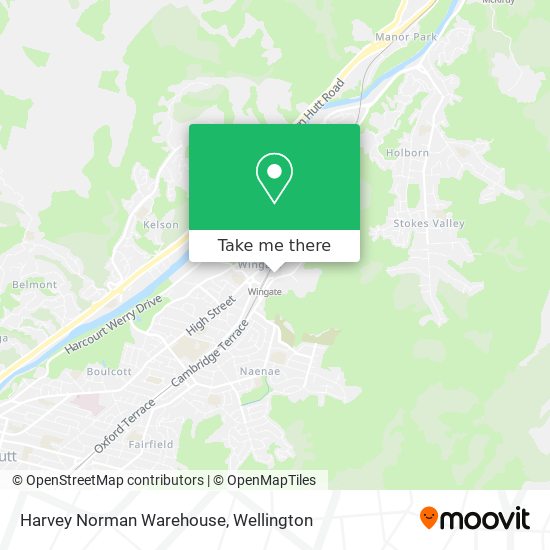 Harvey Norman Warehouse map