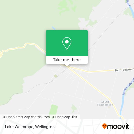Lake Wairarapa map