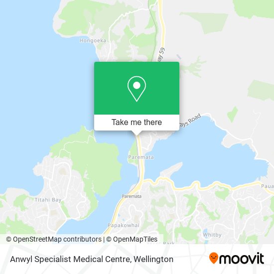Anwyl Specialist Medical Centre map