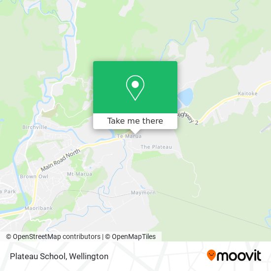 Plateau School map