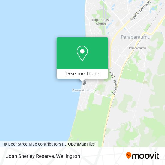 Joan Sherley Reserve map