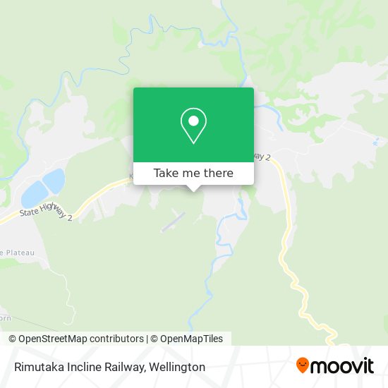 Rimutaka Incline Railway map