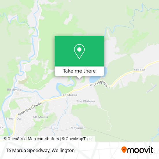 Te Marua Speedway map