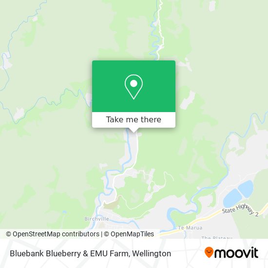 Bluebank Blueberry & EMU Farm map