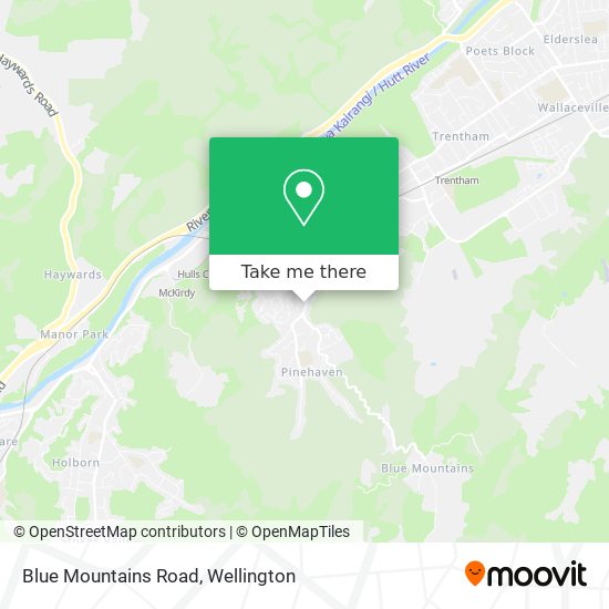 Blue Mountains Road map