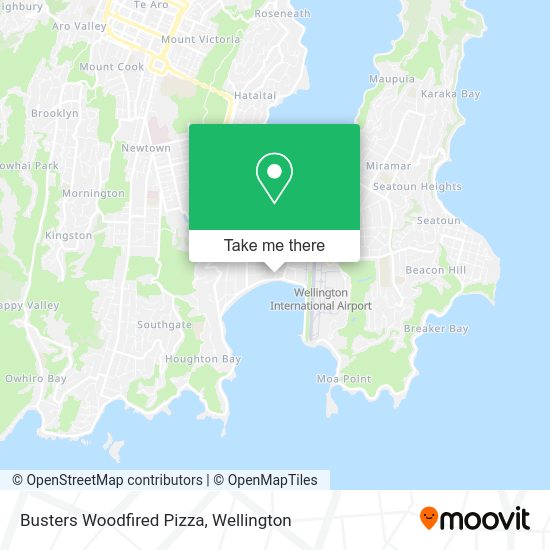 Busters Woodfired Pizza map
