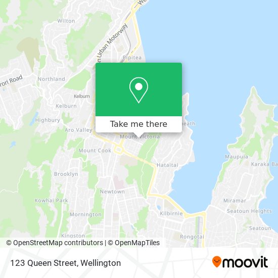123 Queen Street map