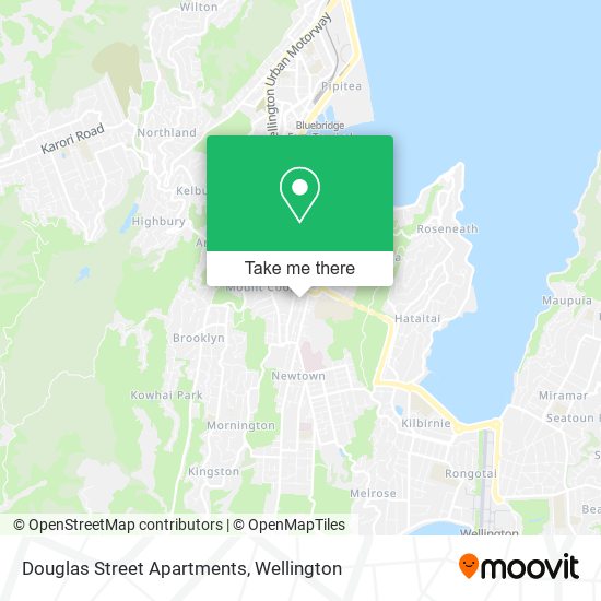 Douglas Street Apartments map