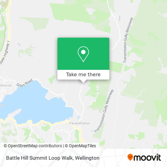 Battle Hill Summit Loop Walk map