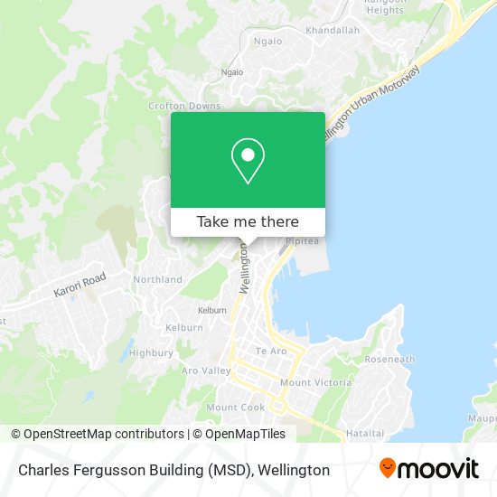 Charles Fergusson Building (MSD) map