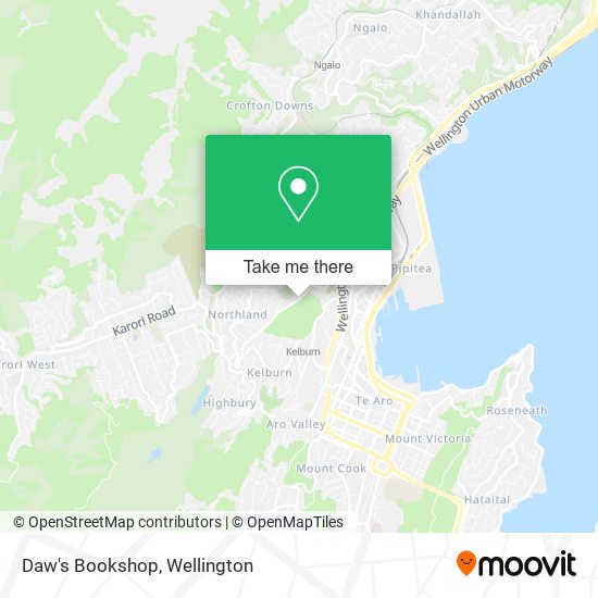 Daw's Bookshop map