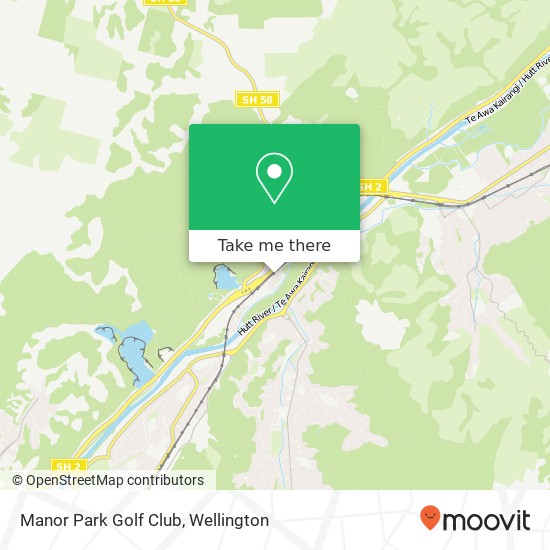 Manor Park Golf Club map