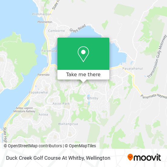 Duck Creek Golf Course At Whitby map