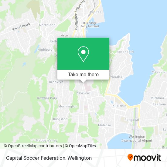Capital Soccer Federation map