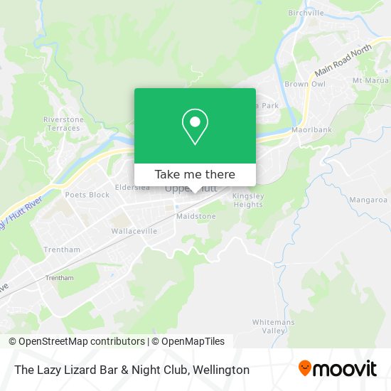 The Lazy Lizard Bar & Night Club map
