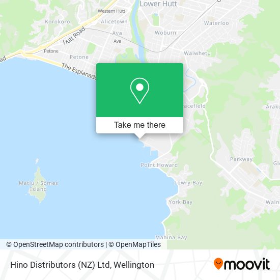 Hino Distributors (NZ) Ltd map