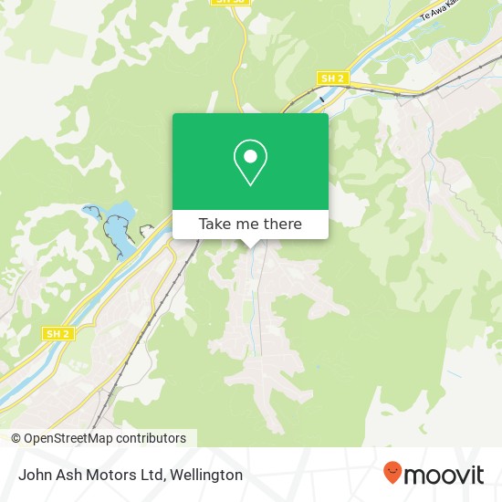 John Ash Motors Ltd map