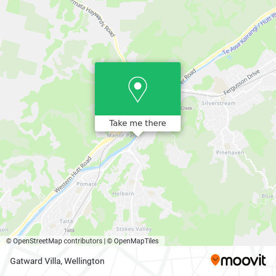 Gatward Villa map