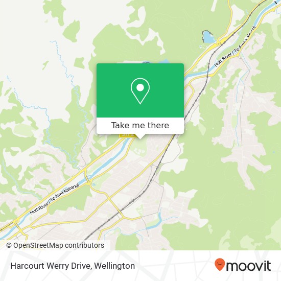 Harcourt Werry Drive map