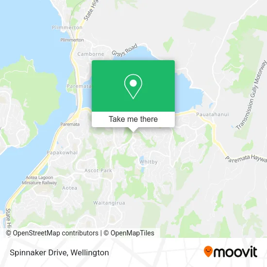Spinnaker Drive map