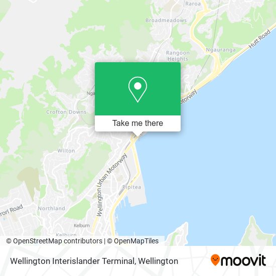 Wellington Interislander Terminal map